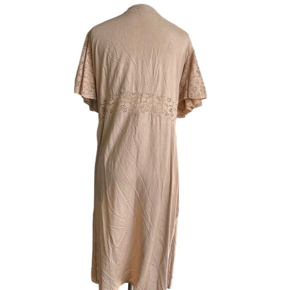 Embroidered Cactus Long Lace Kimono - Picture 3 of 9